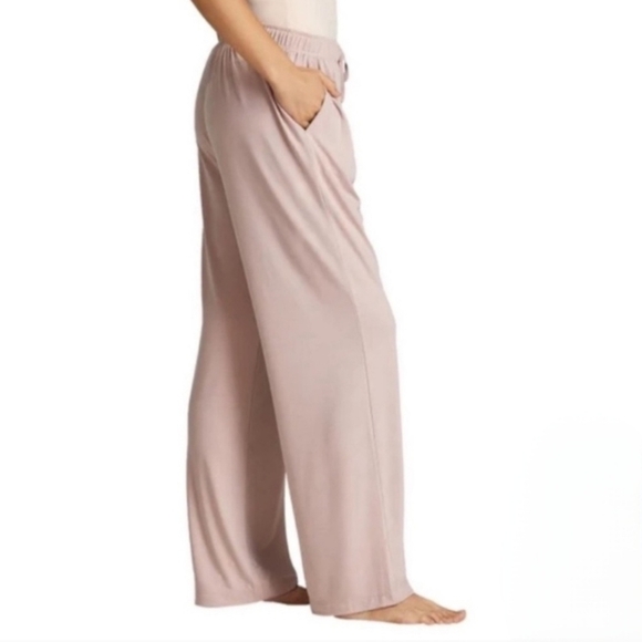 New! Natori Lounge Pants Size Medium Pink Grey PJ Pants Casual Neutral Relaxed - Picture 6 of 10